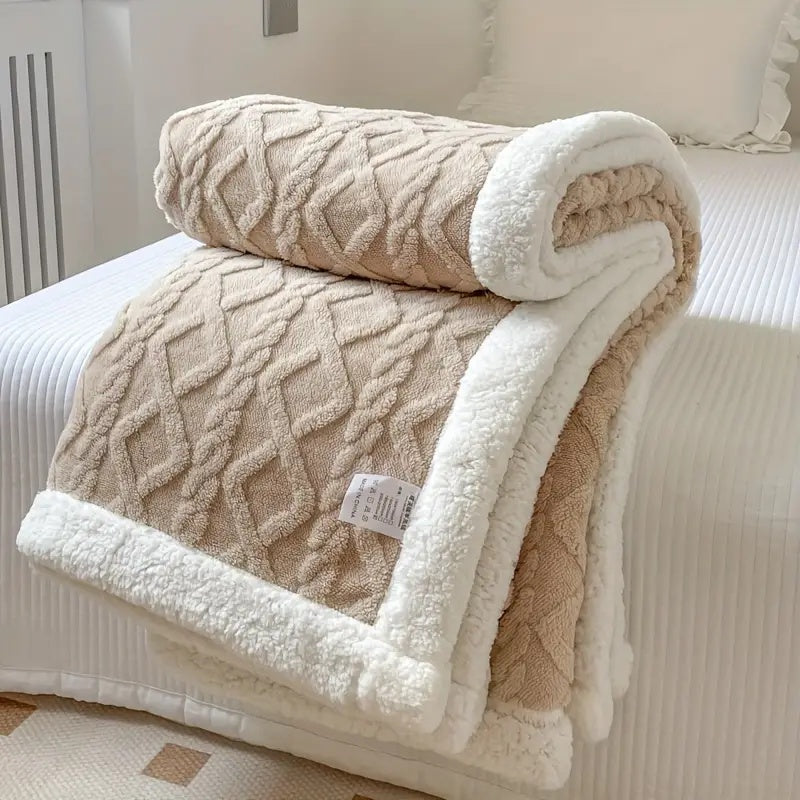 Coperta spessa e accogliente per relax domestico calda avvolgente