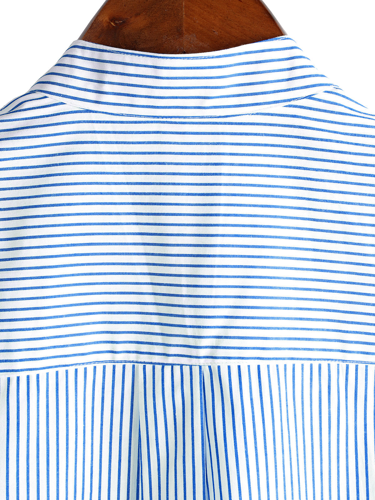 Top Henley Classico da Uomo con Maniche Corte e Motivo Verticale