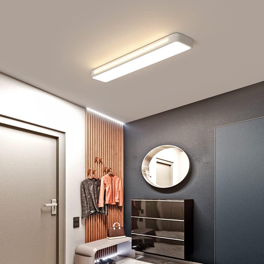 Nordycka minimalistyczna długa lampa sufitowa LED