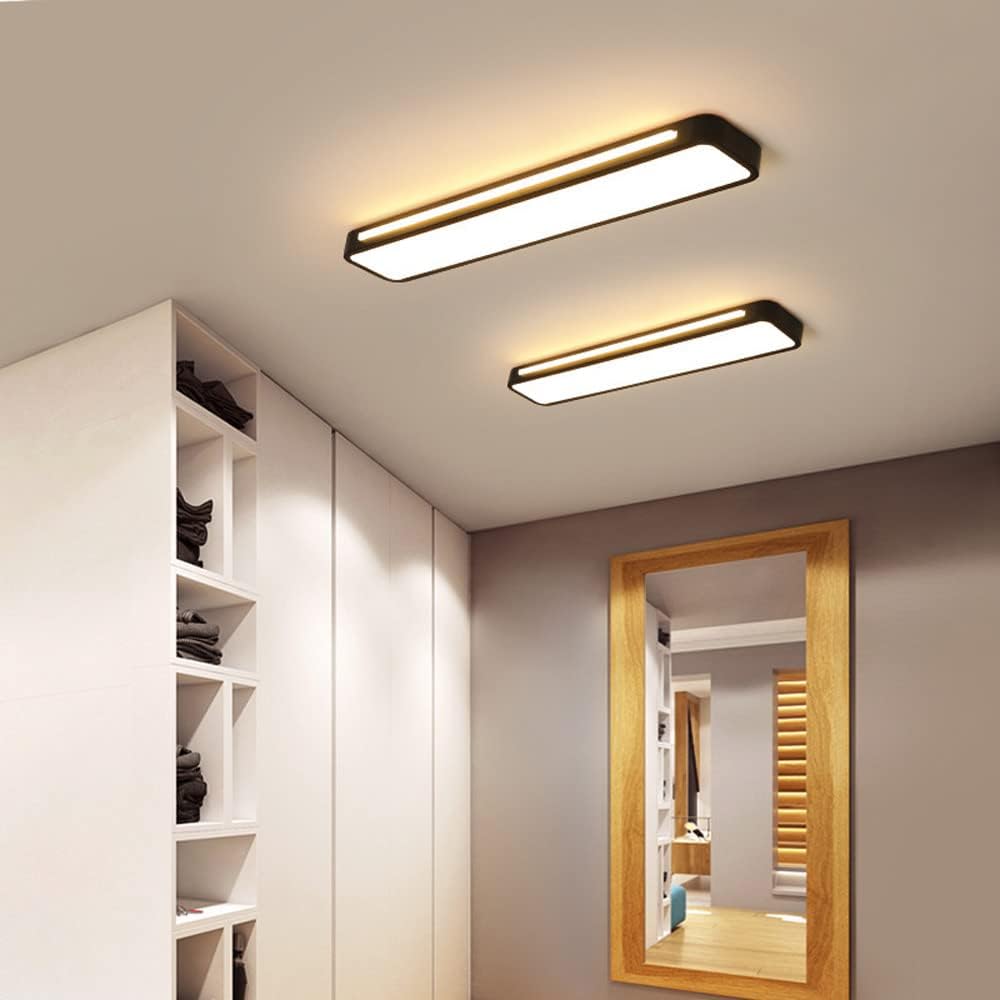 Nordycka minimalistyczna długa lampa sufitowa LED
