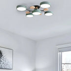Feine geometrische runde LED-Deckenleuchte für moderne Räume