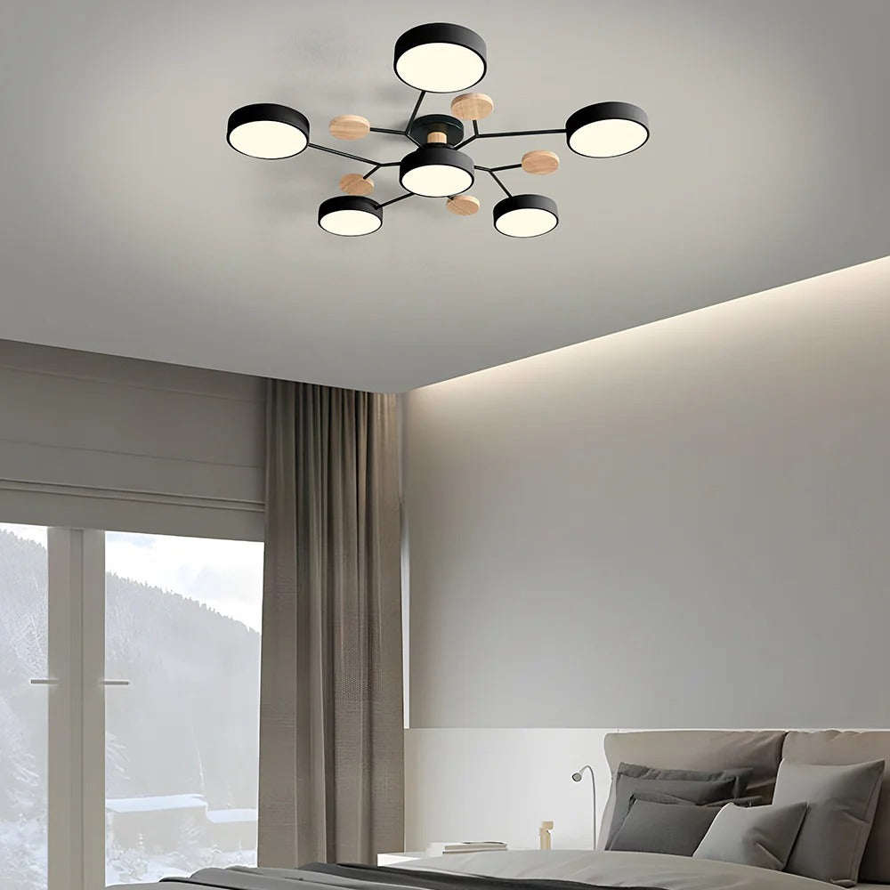 Nowoczesna lampa sufitowa LED typu plafon