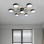 Feine geometrische runde LED-Deckenleuchte für moderne Räume
