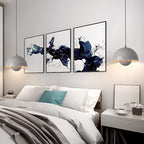 Nowoczesna lampa wisząca z unoszącym się kulistym blaskiem