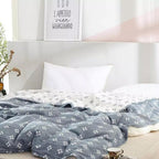 Confort luxueux en coton doux trois couches Diamond Dot