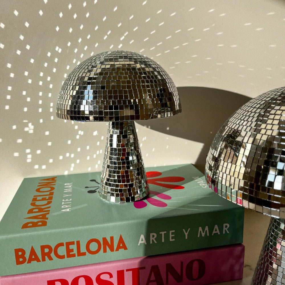 Lampa Mushroom Mirror Ball do wnętrz domowych