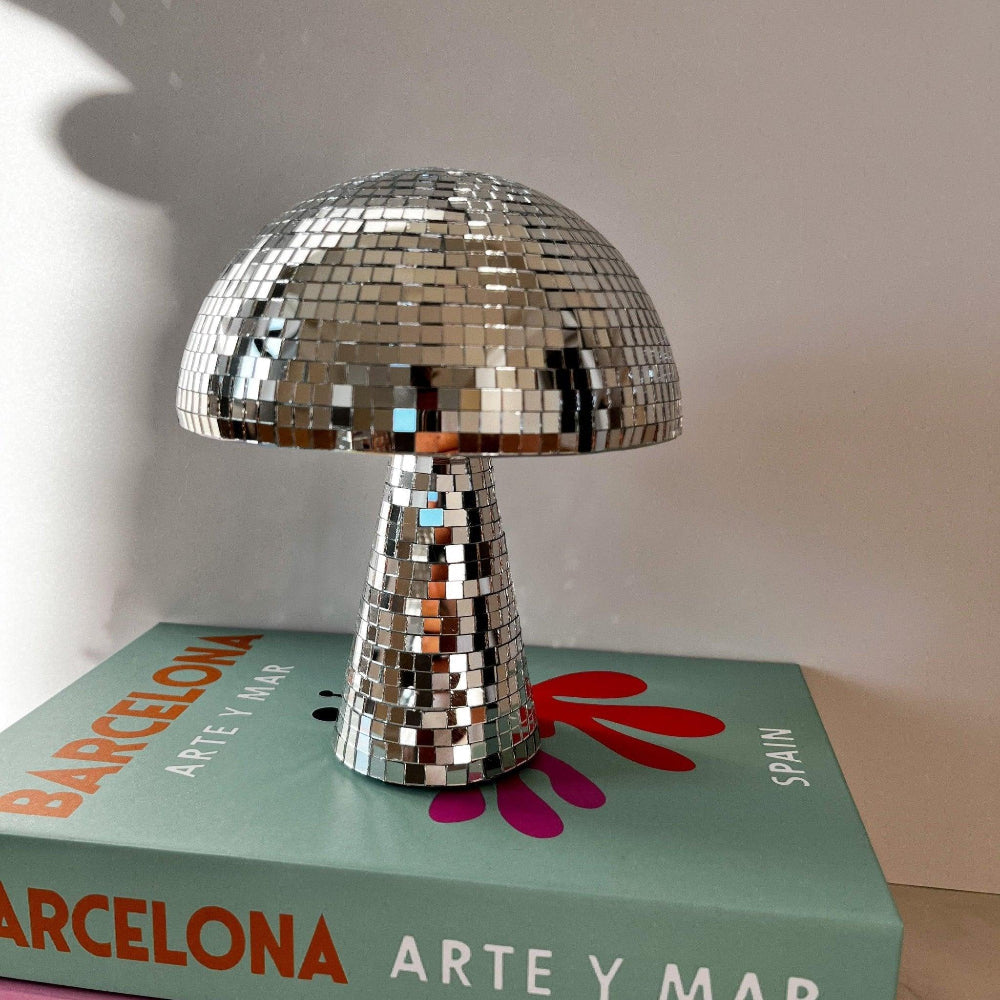 Lampa Mushroom Mirror Ball do wnętrz domowych