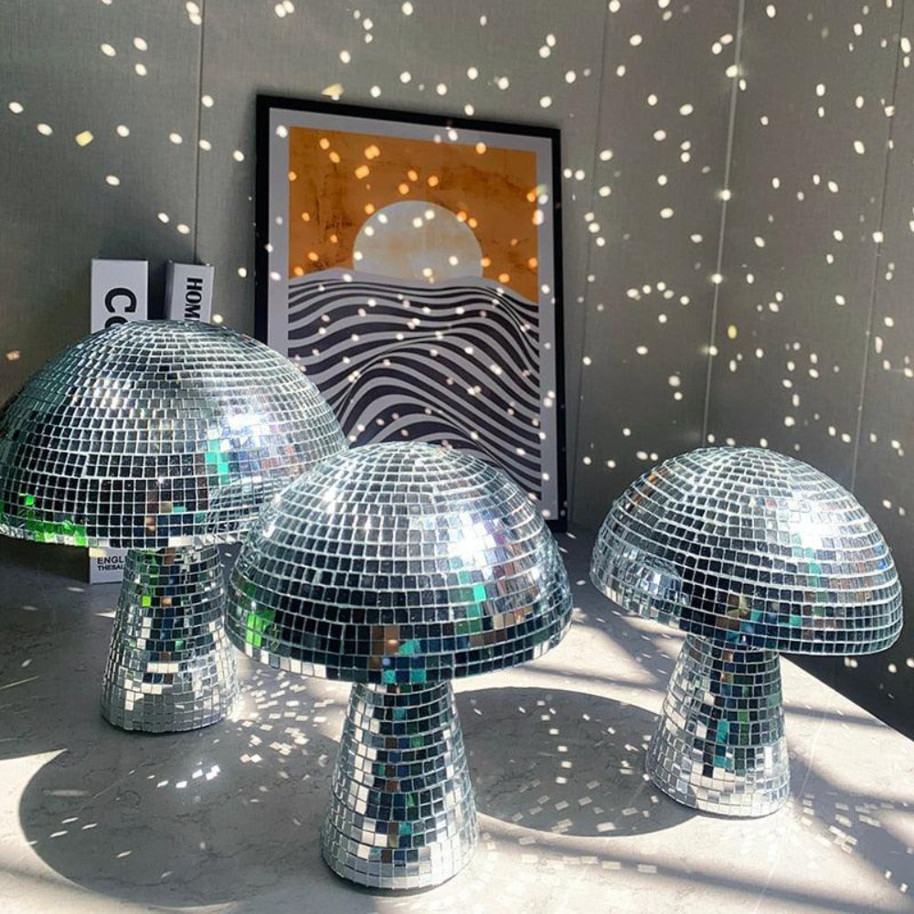 Lampa Mushroom Mirror Ball do wnętrz domowych