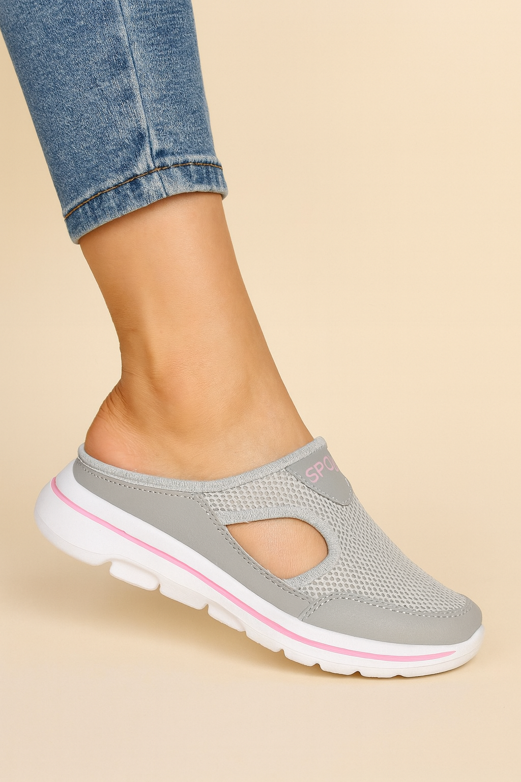 Chaussons de maison confortables pour femme avec talon ouvert