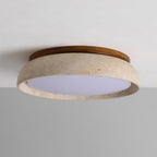 Lampe de plafond moderne avec finition texturée et lumière chaude