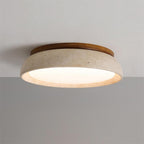 Lampe de plafond moderne avec finition texturée et lumière chaude