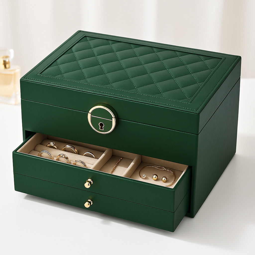 Wielowarstwowy organizer na biżuterię