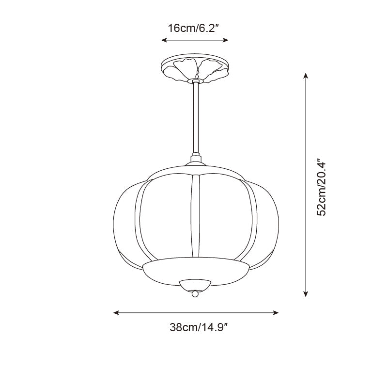 Lampada da soffitto classica dorata in vetro LED