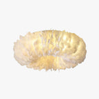 Lampa LED Bohemian Feather sufitowe do nowoczesnych wnętrz