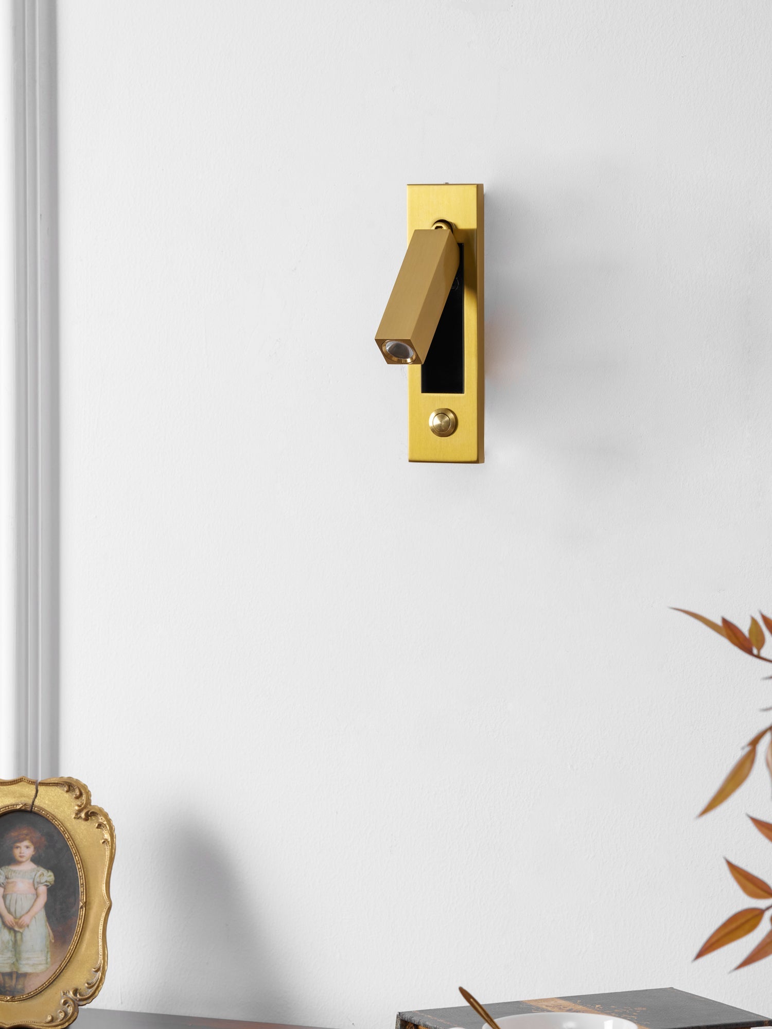 Adjustable Wall Lamp for Reading with LED Backlight