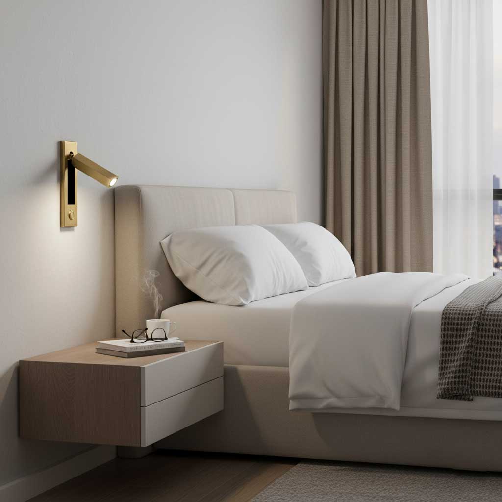 Moderna lampada da parete LED per la lettura – Lampada da notte scandinava