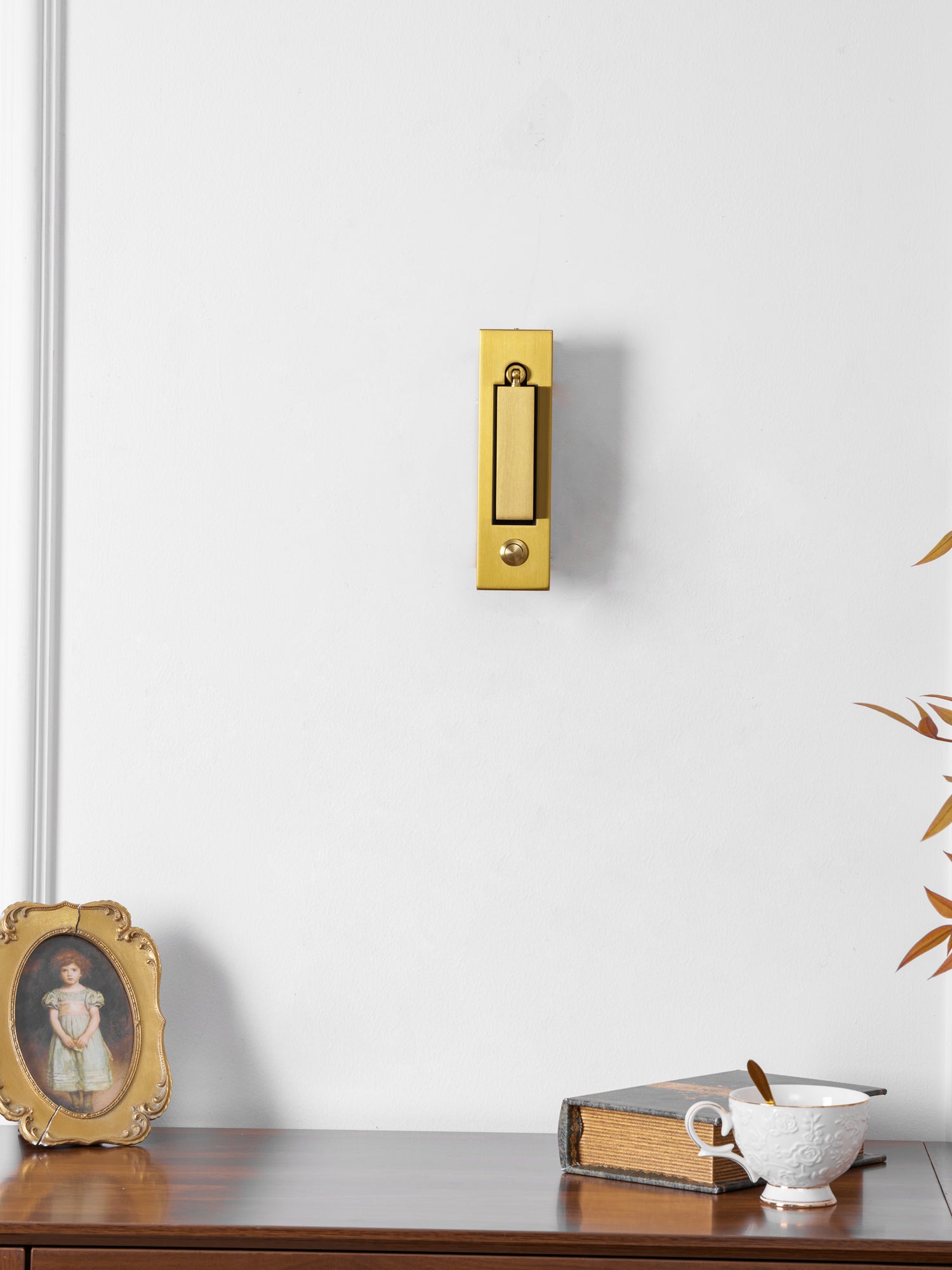 Lampada da notte regolabile da parete con interruttore nascosto