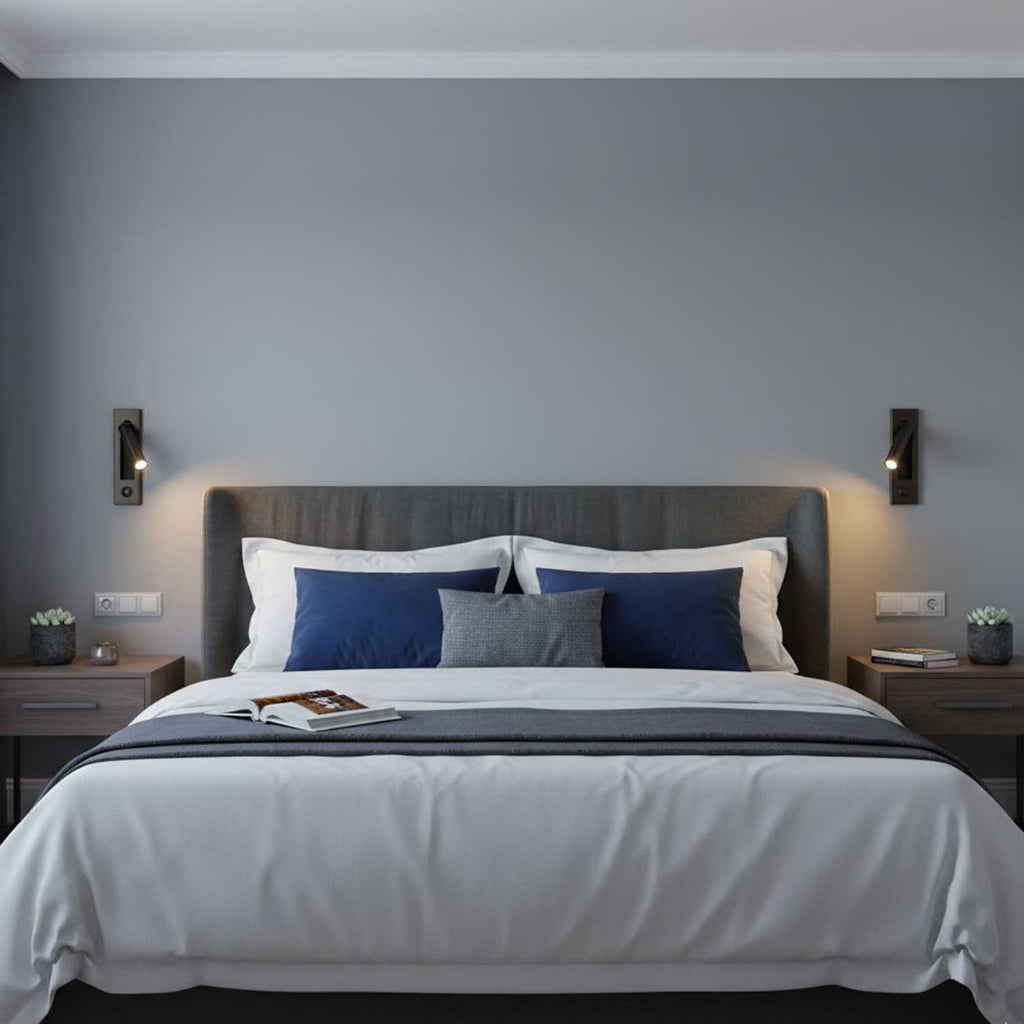 Adjustable Wall Lamp for Reading with LED Backlight
