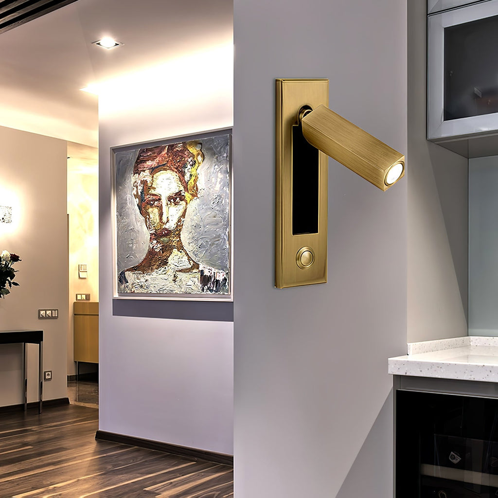 Lampada da lettura da parete LED regolabile per comodino
