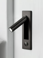 Lampe murale encastrée pour lecture avec lampe de chevet pliante