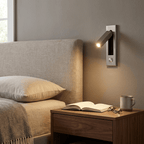 Adjustable Wall Lamp for Reading with LED Backlight