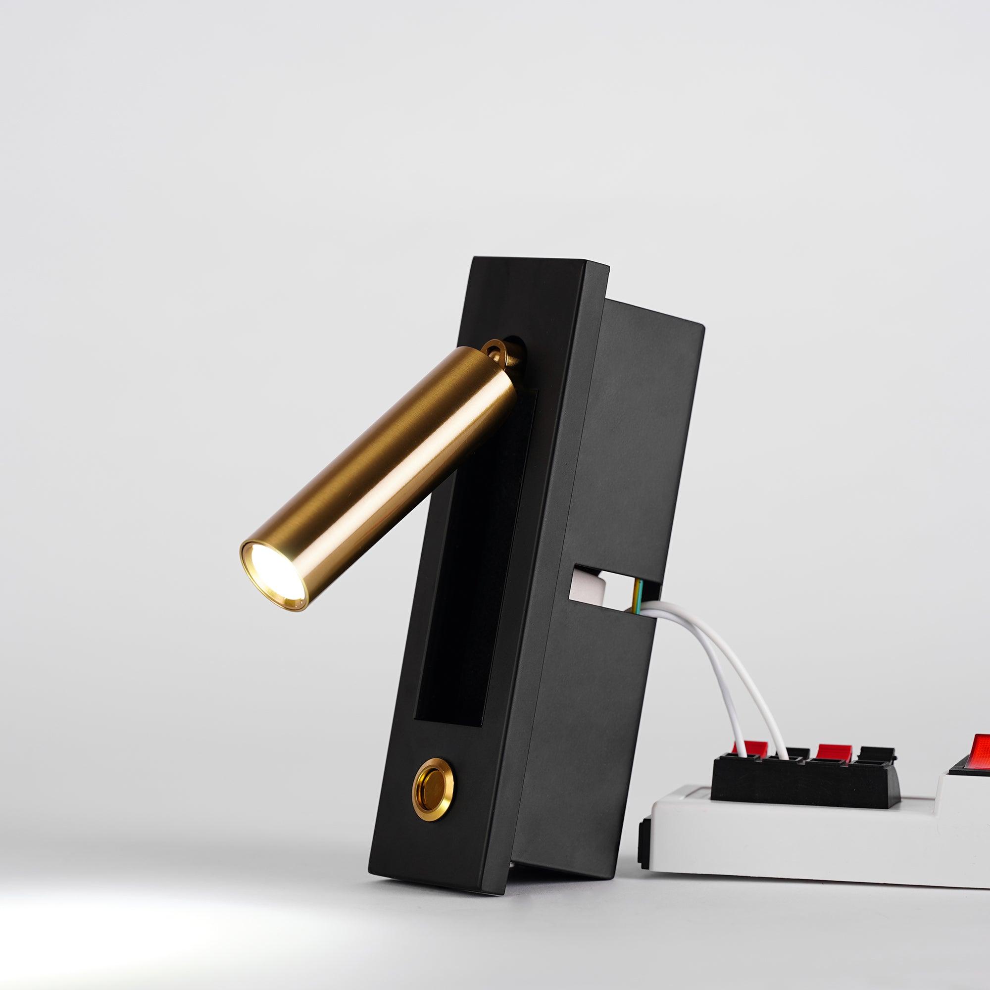 Lampada da lettura da parete LED regolabile per comodino