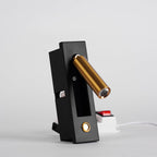 Lampe murale encastrée pour lecture avec lampe de chevet pliante