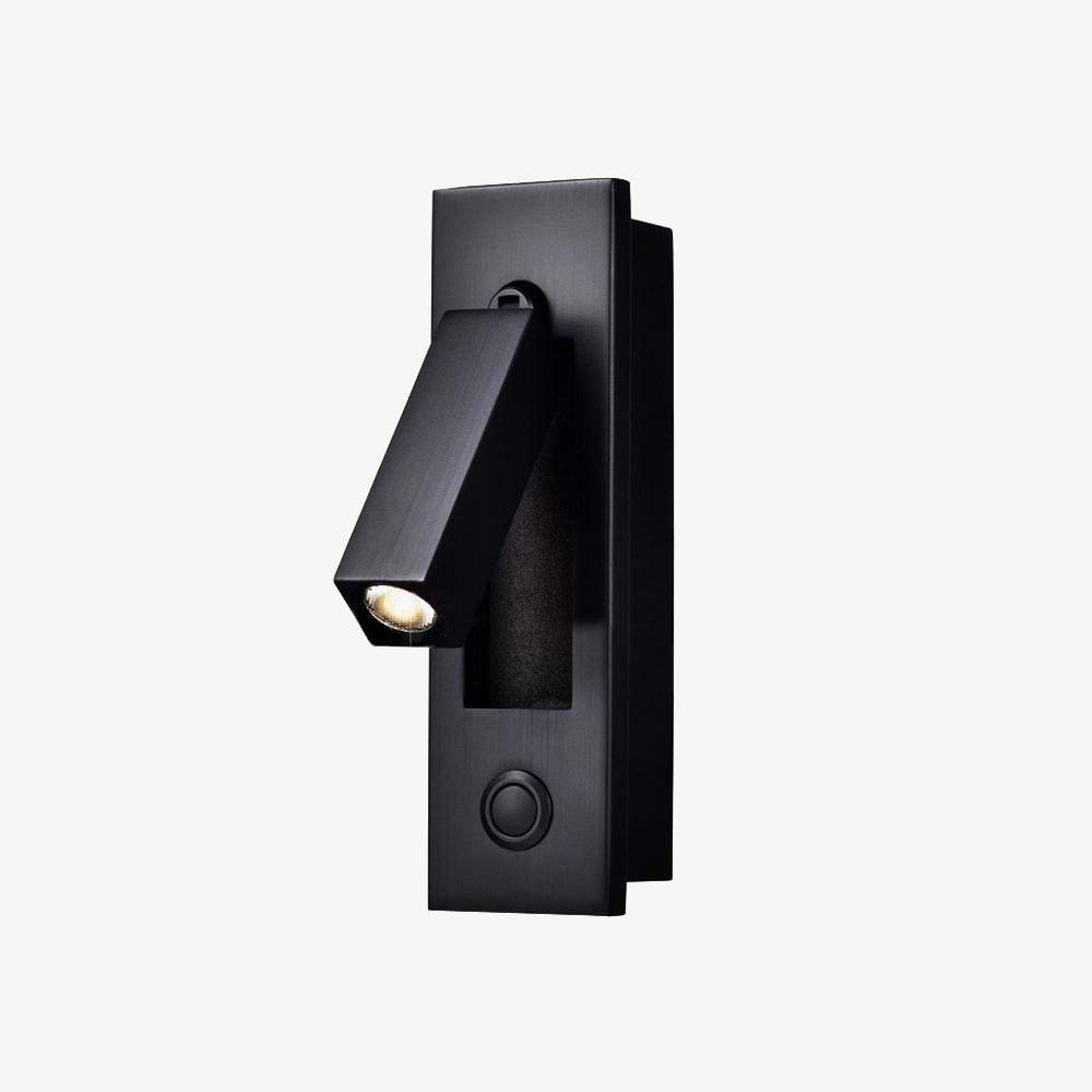 Lampada da notte regolabile da parete con interruttore nascosto