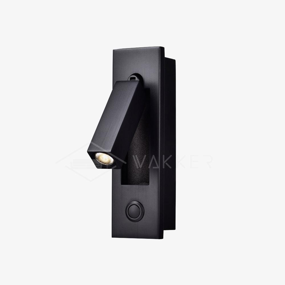 Lampada da notte regolabile da parete con interruttore nascosto