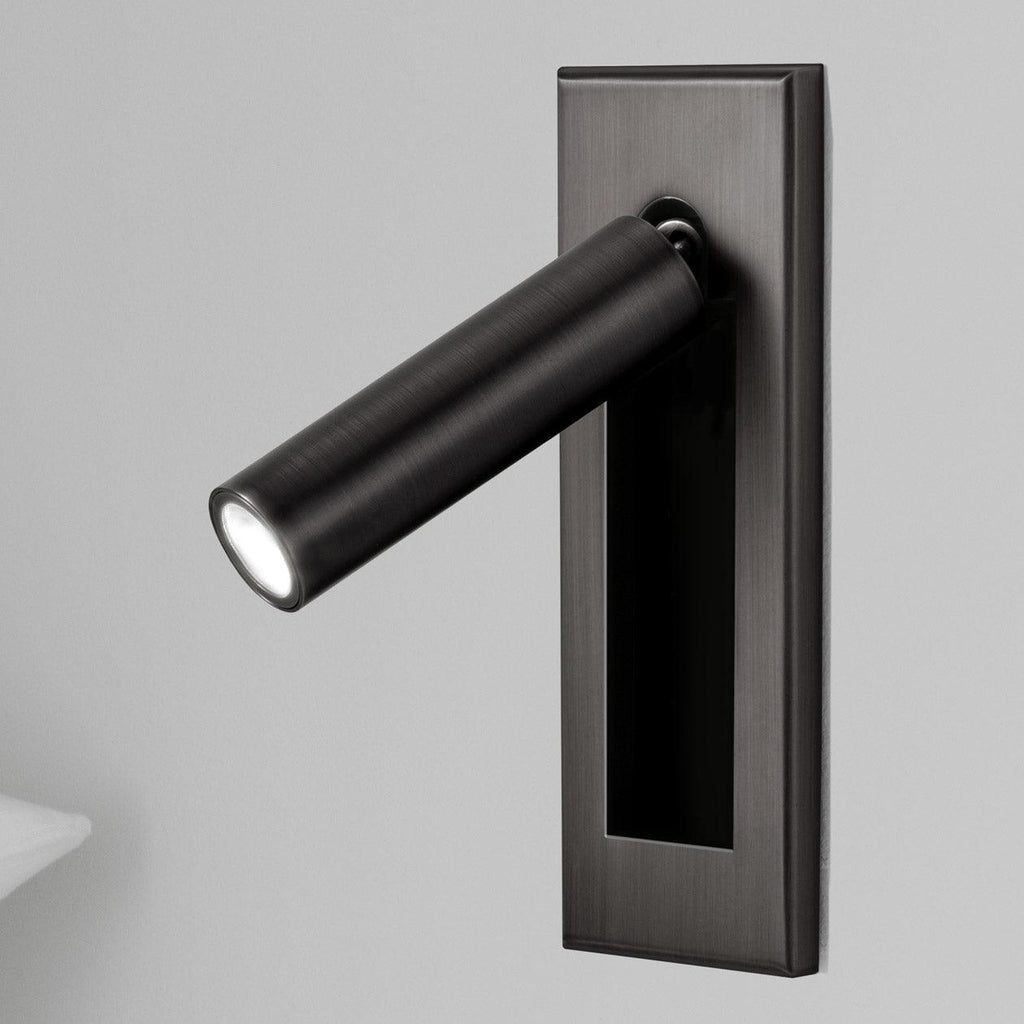 Lampe murale encastrée pour lecture avec lampe de chevet pliante