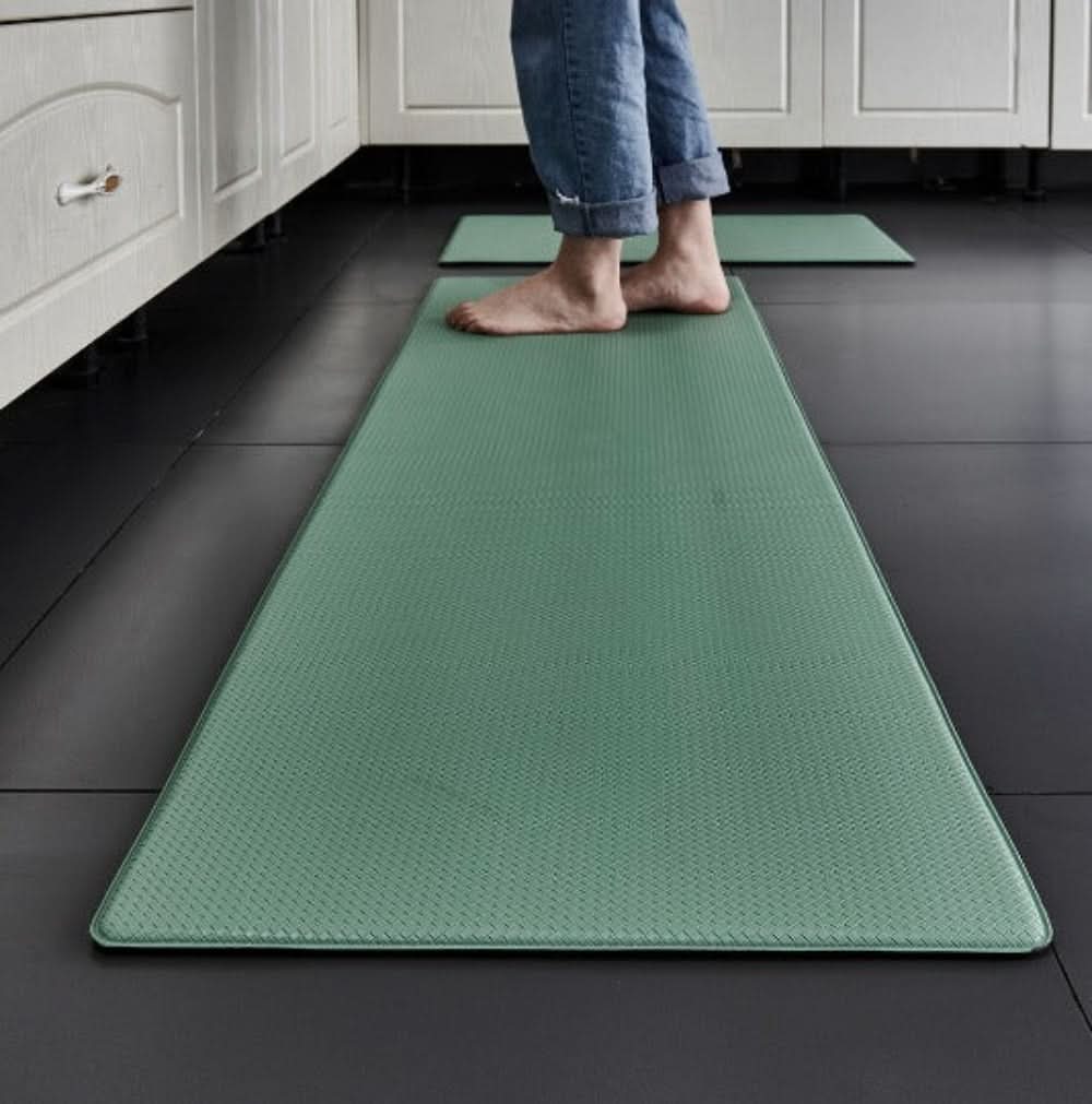 Alfombrilla de cocina impermeable, duradera, acolchada y antideslizante