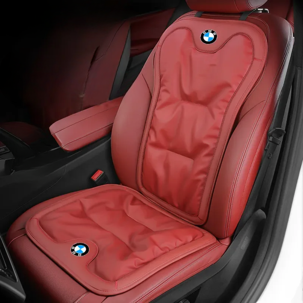 Car seat cushion with lumbar support breathable back pain relief