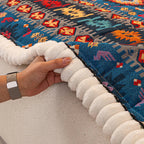 Copertura imbottita boho per divano Protezione decorativa antiscivolo