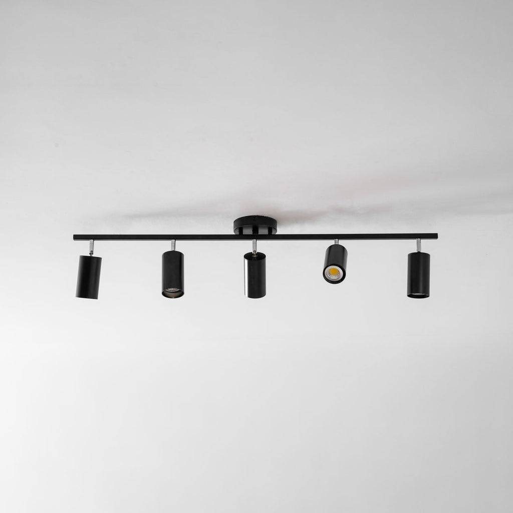 Deckenleuchte mit mehreren Köpfen und verstellbaren LED-Strahlern