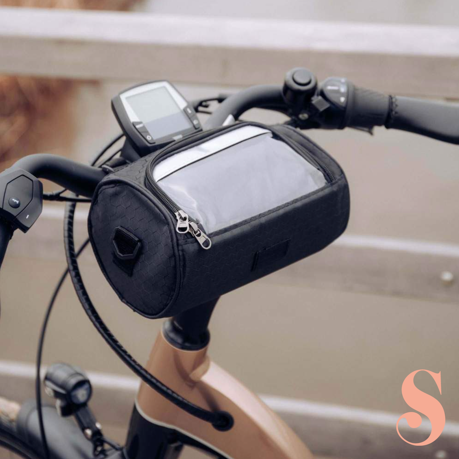 Kompaktowa wodoodporna torba rowerowa na telefon – pasuje do każdego roweru