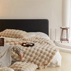 Double-lined relaxing warm cloud-shaped blanket - Designed for sofa and bed