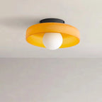 Minimalistische skandinavische LED-Deckenleuchte aus Glas