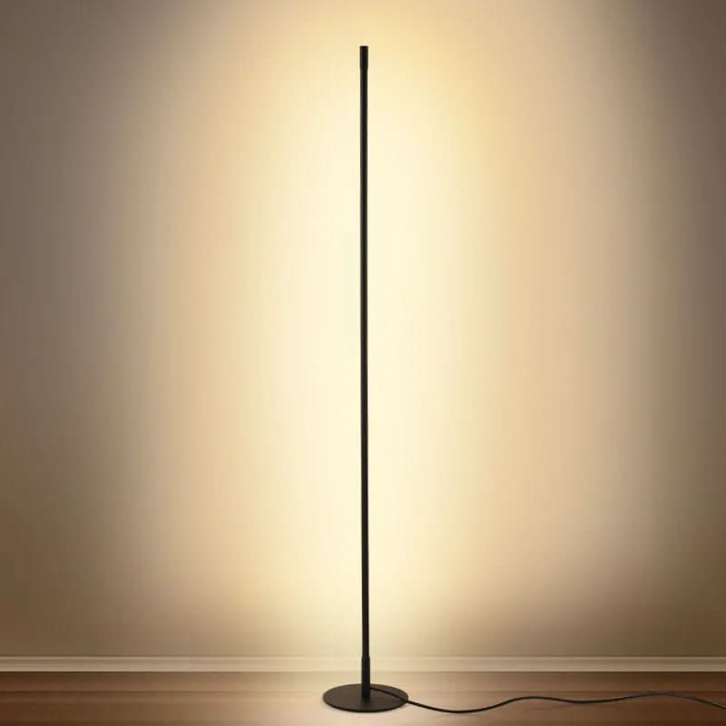 Lampadaire LED fin avec réglage de luminosité pour intérieurs cosy