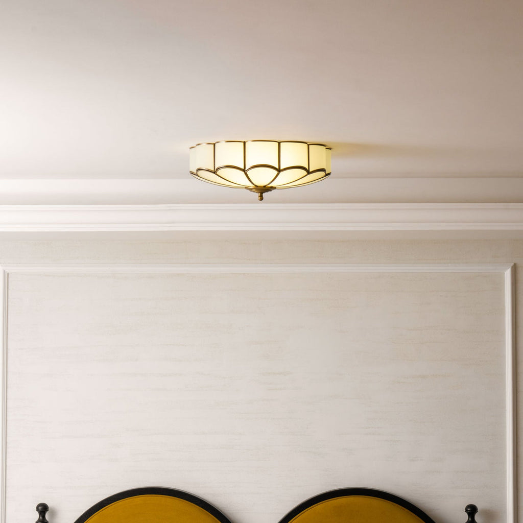 Plafonnier encastré multipoints style floral pour intérieur