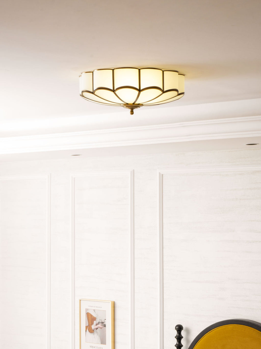 Plafonnier encastré multipoints style floral pour intérieur