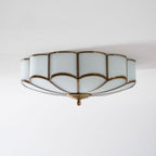 Plafonnier encastré multipoints style floral pour intérieur