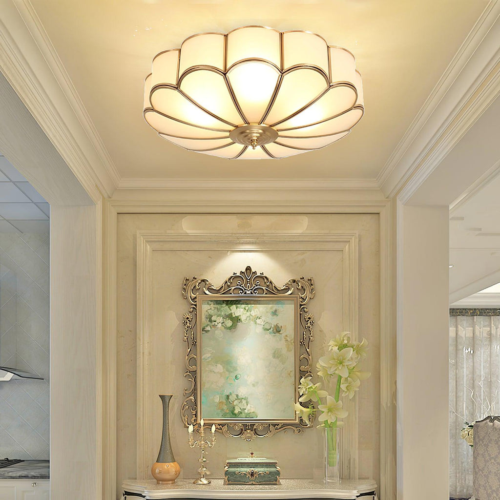 Plafonnier encastré multipoints style floral pour intérieur