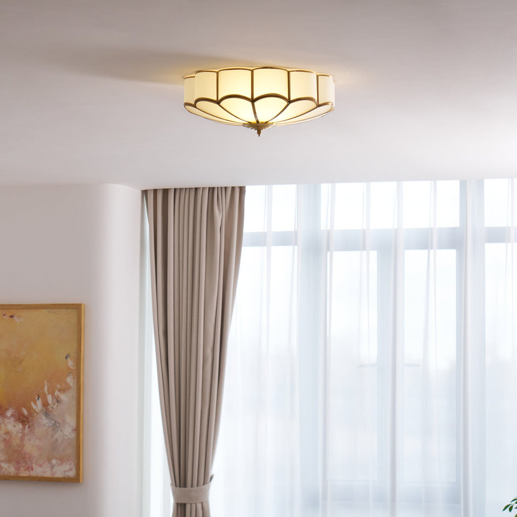 Plafonnier encastré multipoints style floral pour intérieur