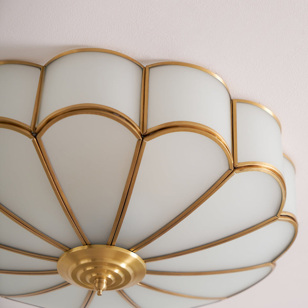 Plafonnier encastré multipoints style floral pour intérieur