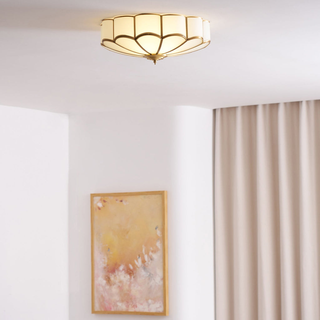 Plafonnier encastré multipoints style floral pour intérieur