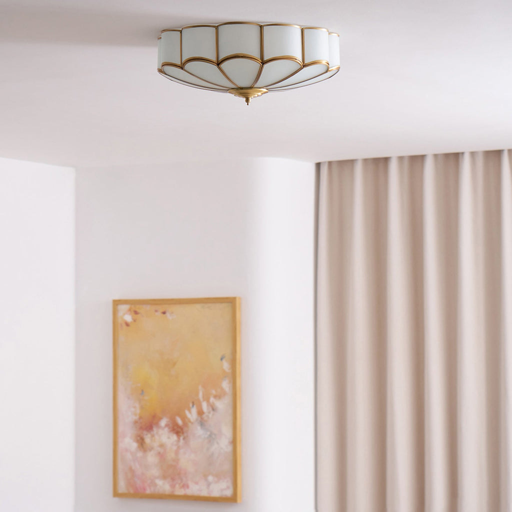 Plafonnier encastré multipoints style floral pour intérieur