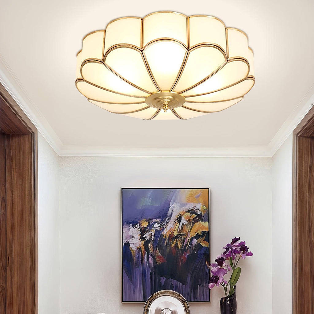 Plafonnier encastré multipoints style floral pour intérieur