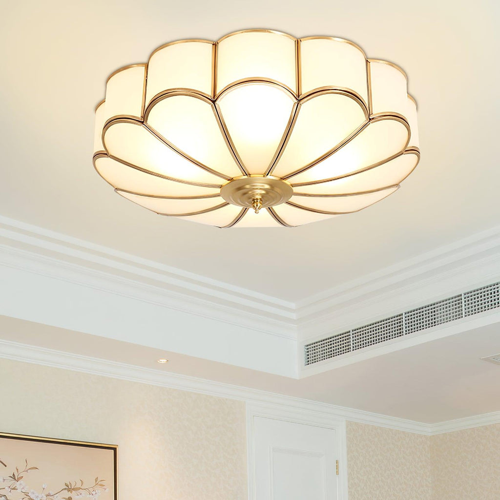 Plafonnier encastré multipoints style floral pour intérieur