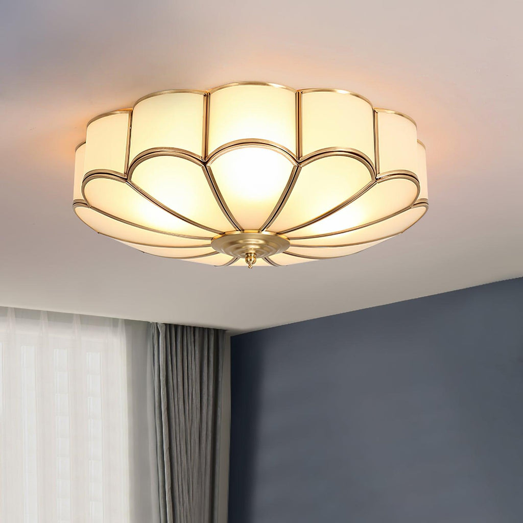 Plafonnier encastré multipoints style floral pour intérieur