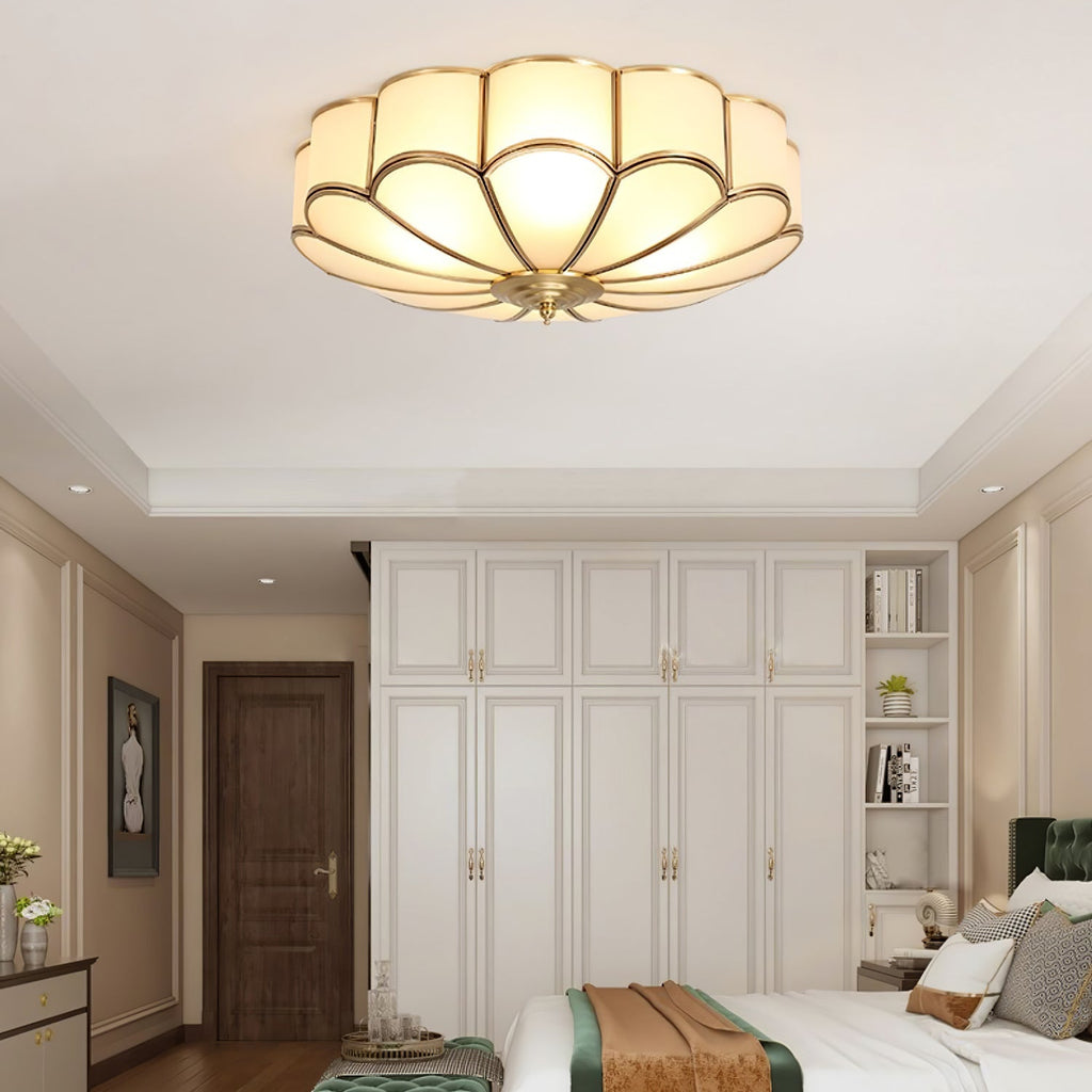 Plafonnier encastré multipoints style floral pour intérieur